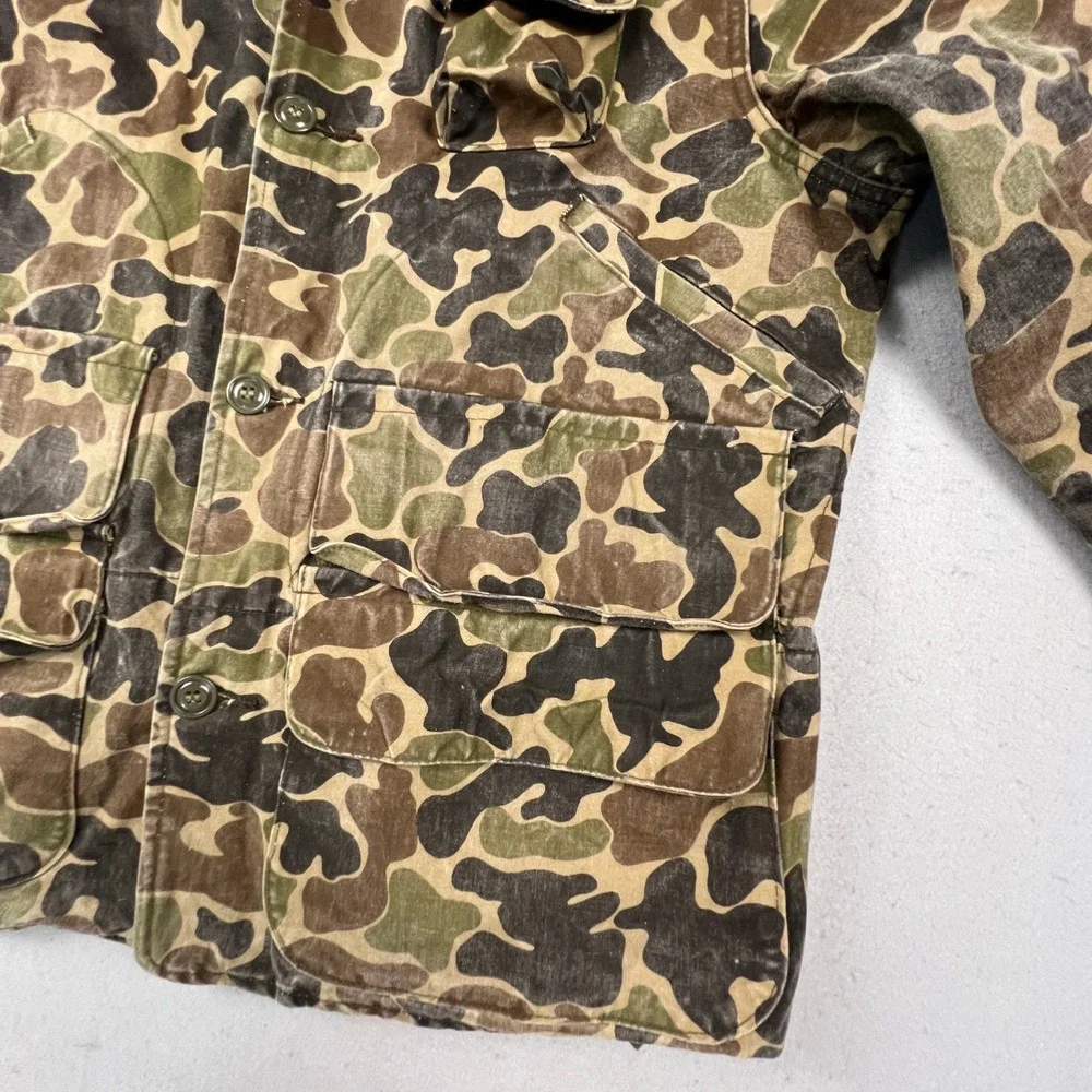 RedHead Bone-Dry Hunting Jacket Men 44 Camo Duck Hunter Vintage Canvas FieldCoat